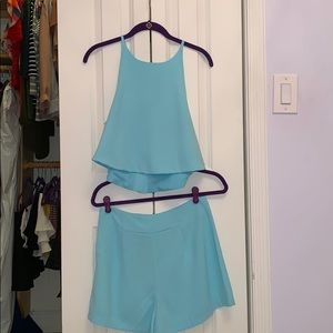 Teal Two Piece Set
